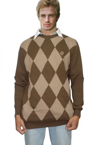 Oregano Fashion Casual OREGANO - TORRELAGUNA L/S SWEATER -BROWN 1 46_oregano_torrelaguna_brown_05