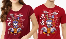 T.shirt couple NINJA TEE MEN  KATANA TEE LADIES couple imlek 02