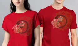 T.shirt couple RABBIT MANDALA TEE MEN COMPLETION TEELADIES couple imlek 03