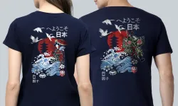 T.shirt couple SAMURAI TEEMENGEISHA TEELADIES couple japan tee  03a