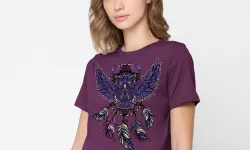 T-Shirt DREAM CATCHER TEE dream catcher tee  purple  f