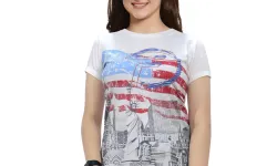 T-Shirt EMBLEM CITY TEE emblem city tee  offwhite  f women