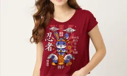 T-Shirt KATANA TEE katana tee  red  f