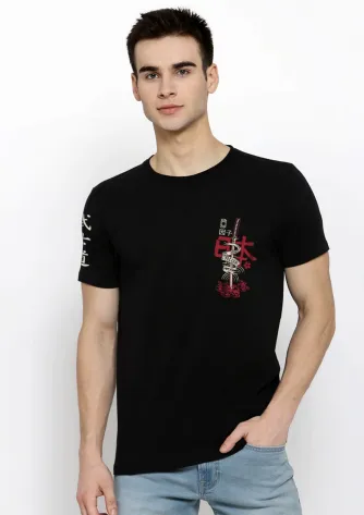 T-Shirt KATANA TIGER TEE 2 katana_tiger_tee__black__f