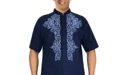 Moeslem wear MAKTABA KAFTAN SS maktaba kaftan  navy  a