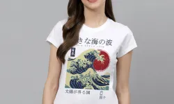 T-Shirt OCEAN WAVE TEE ocean wave tee women  white