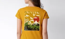 T-Shirt SUNRISE TEE sunrise tee back women  yellow