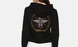 T-Shirt SURVIVE HOODED LS TEE survive hood tee women b