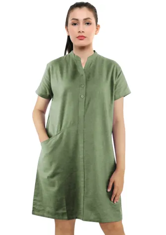 Dresses / Blouses TERRA DRESS - LIGHT GREEN 1 terra_dress__light_green__f