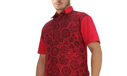 Oregano Fashion Casual OREGANO  WEIFANG SHIRT weifang shirt  red  a revisi